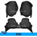 کفپوش گلدوزی 206 صندوق دار موکت دار شش بعدی - Image 2