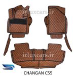 کفپوش چانگان CS55 شش بعدی گلدوزی موکت دار